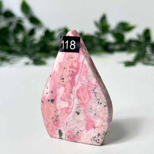 Peruvian Rhodonite Flame #118