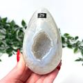 Druzy Agate Egg with Stand #29