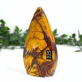 mookaite teardrop stone with a number '225' on a white background