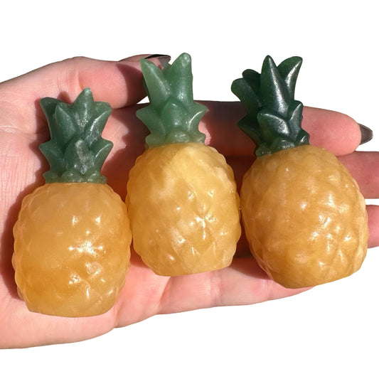 Orange Calcite Pineapples