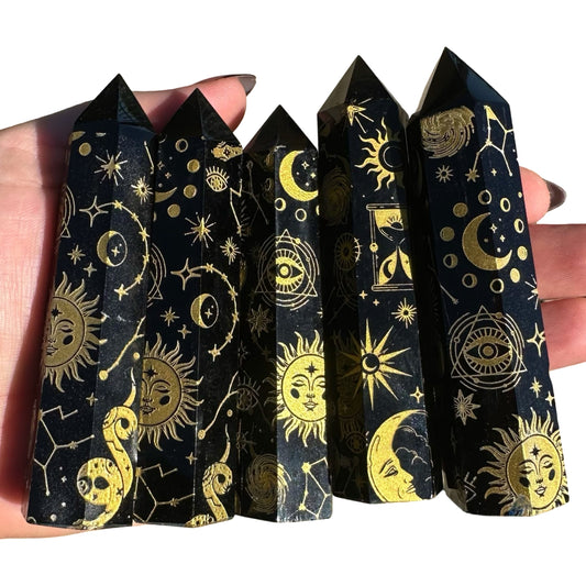 Celestial Obsidian Towers