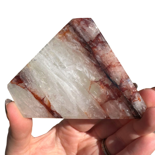 Fire Quartz Slab w/ Stand FQ1
