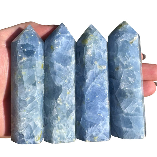 Blue Calcite Towers