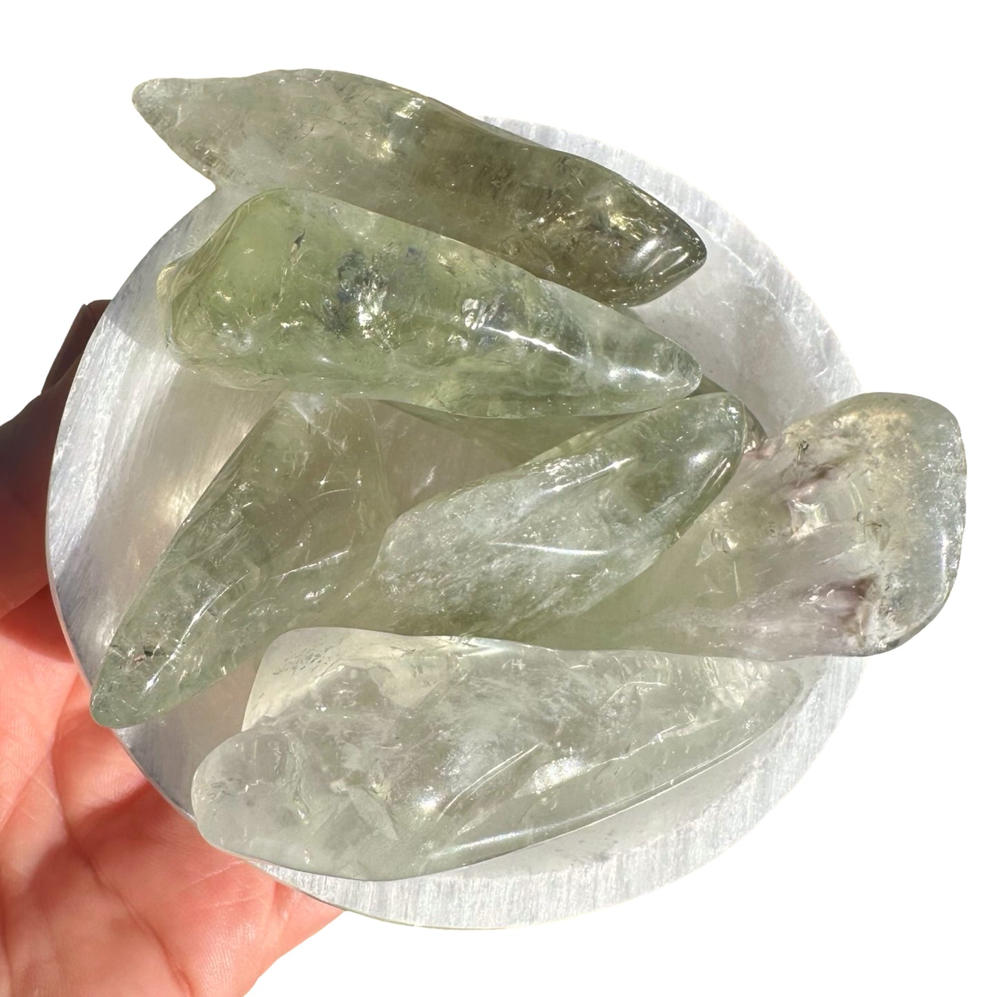 Prasiolite Polished Pieces M