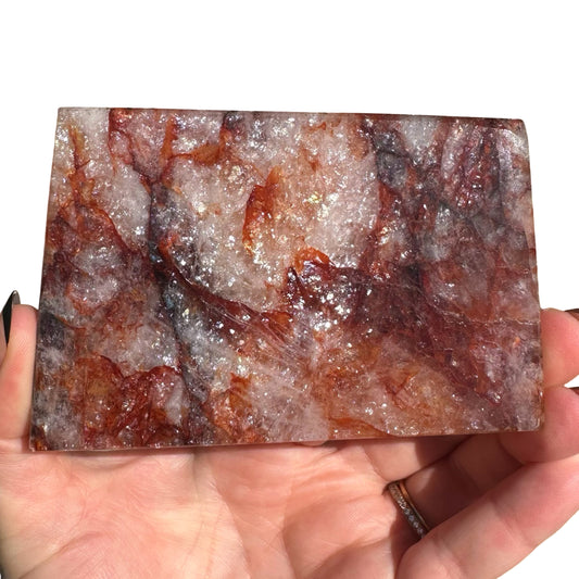 Fire Quartz Slab w/ Stand FQ5