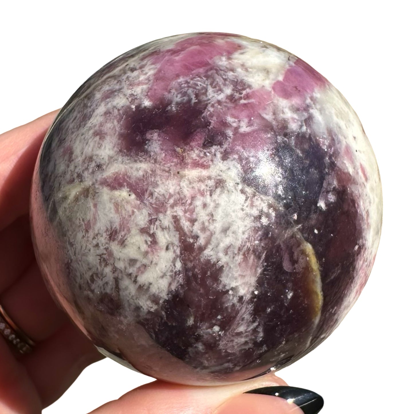 Pink Tourmaline Sphere T2