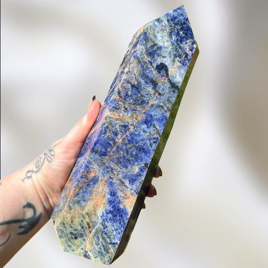 XL Sodalite and Sunstone Tower