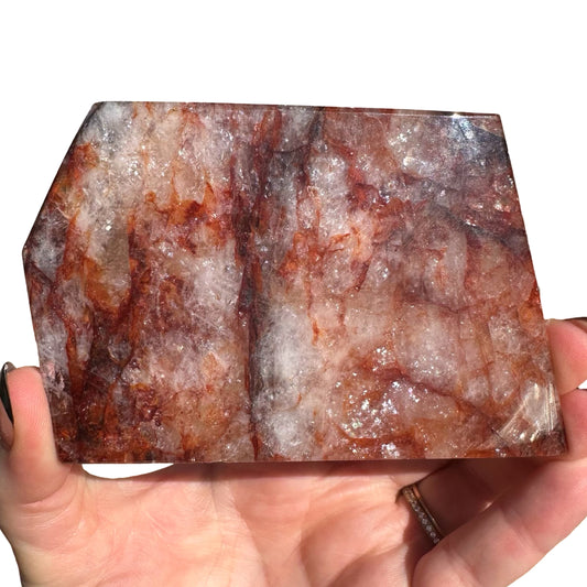 Fire Quartz Slab w/ Stand FQ3