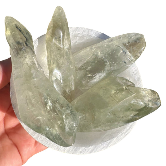 Prasiolite Polished Pieces XL