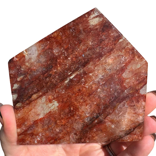 Fire Quartz Slab w/ Stand FQ6