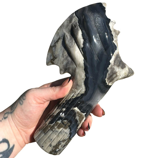 Volcanic Agate Axe V2