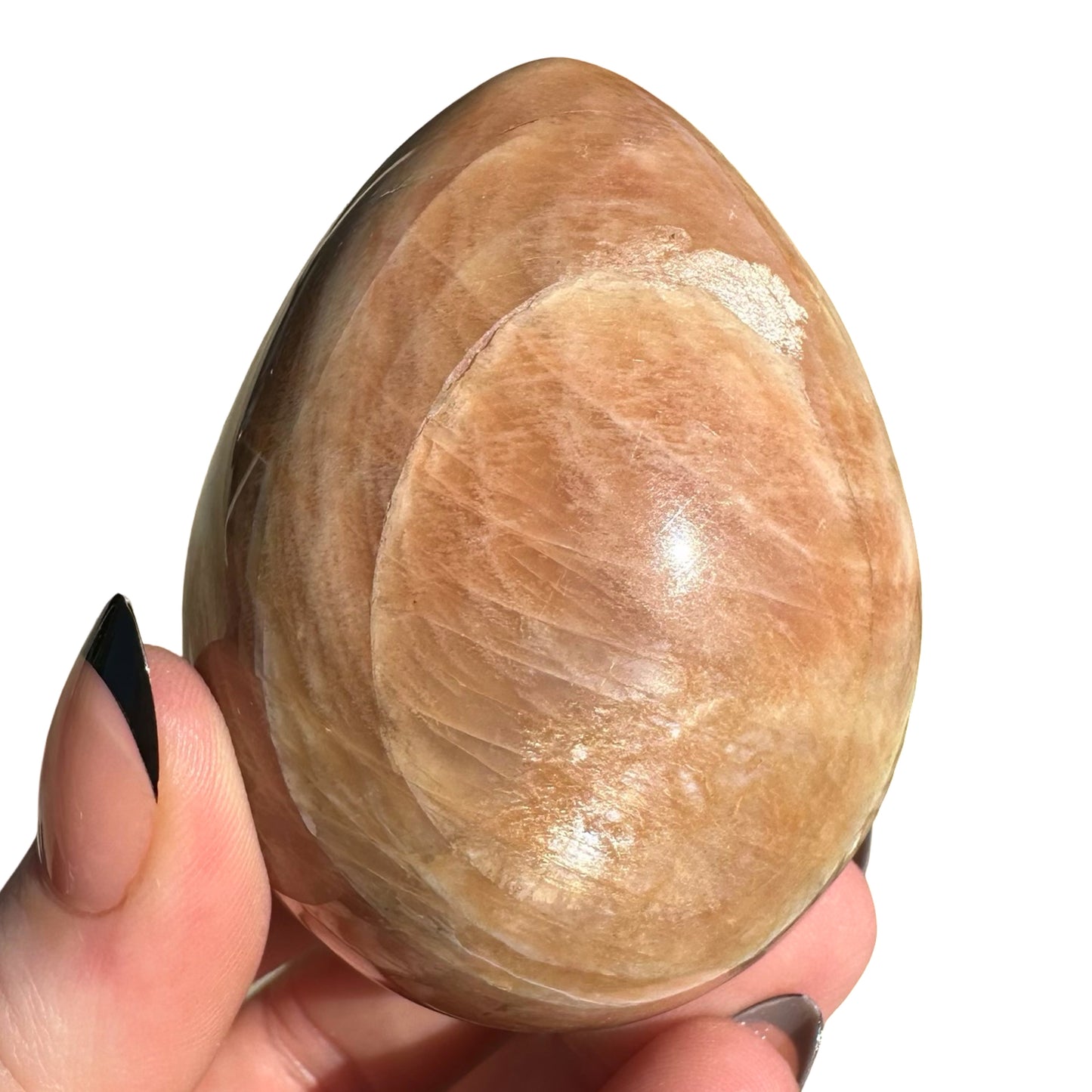 Peach Moonstone Egg PM1