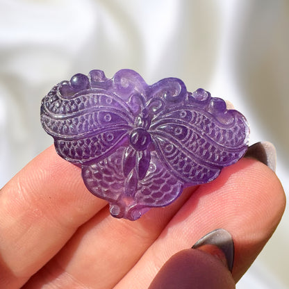 Amethyst Butterfly High Quality