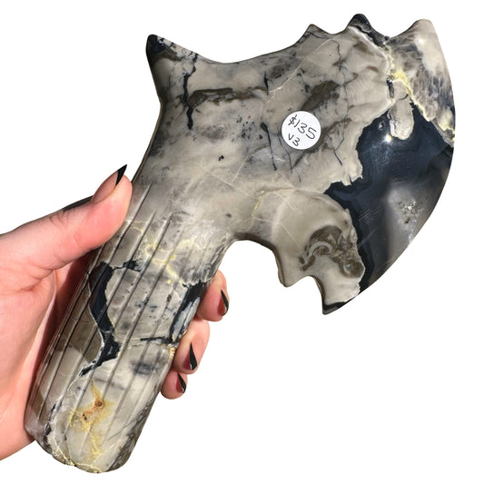 Volcanic Agate Axe V3