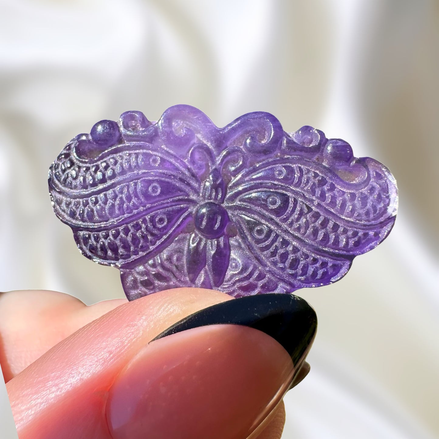 Amethyst Butterfly High Quality