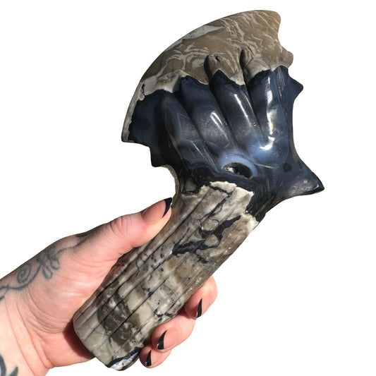 Volcanic Agate Axe V1